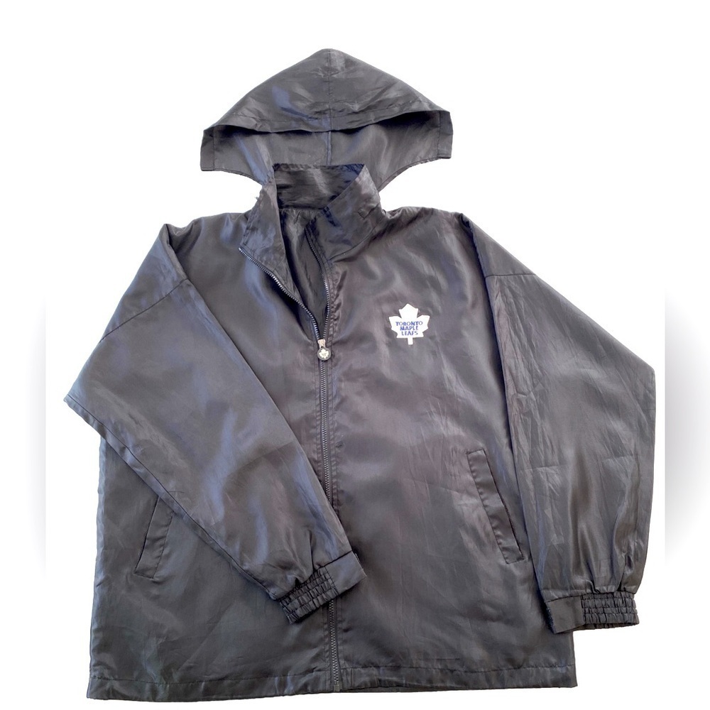 Toronto Maple Leafs Vintage Hooded NHL Coat Jacket. Size M/L. - Picture 3 of 17